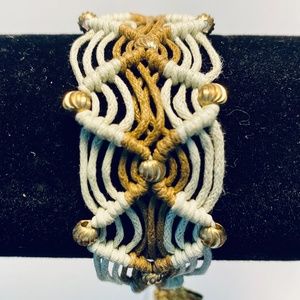 Braided GiGi Woven Rhinestone Tassel by Rose Go…